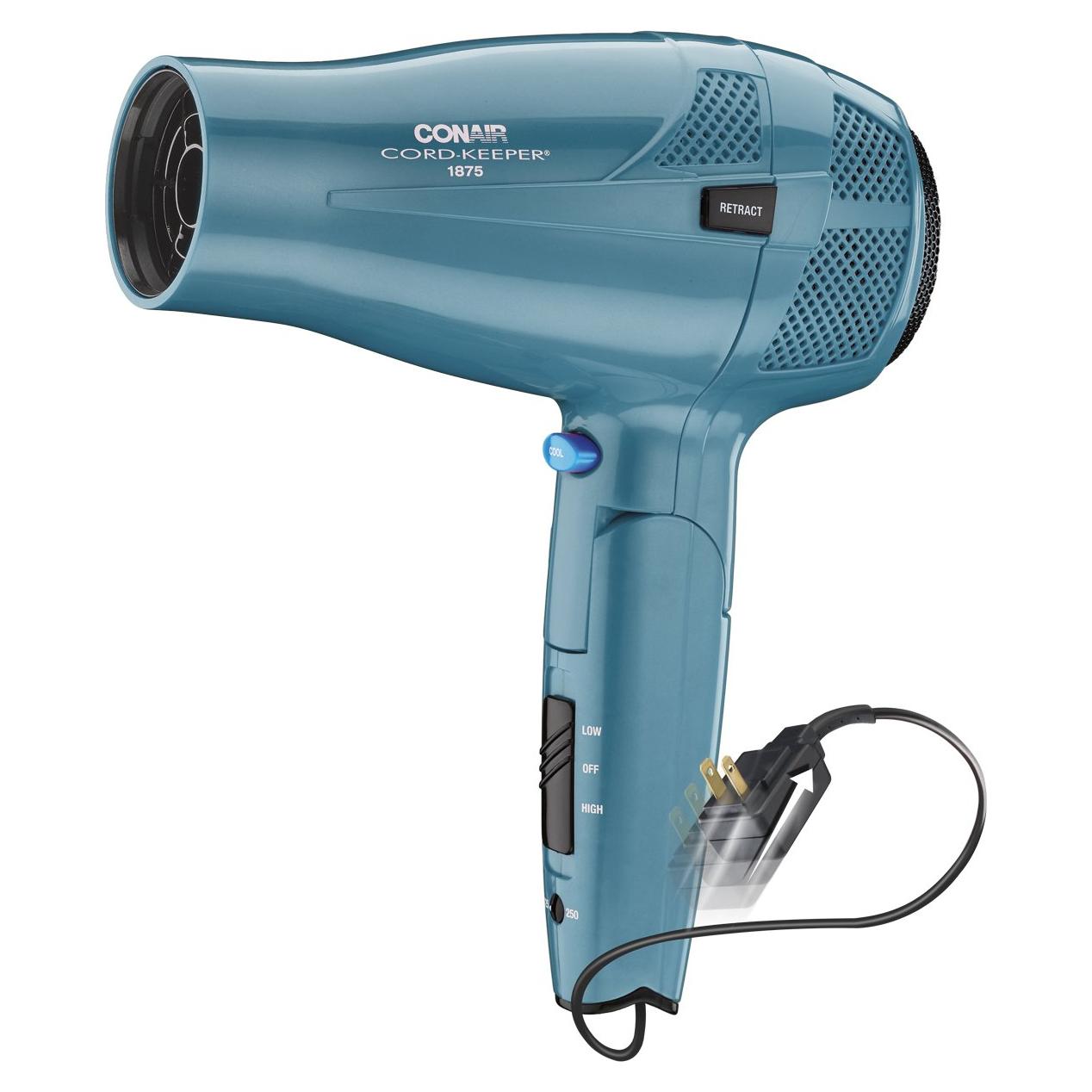 Secador de Pelo Conair 1875W Plegable y Retráctil de Viaje