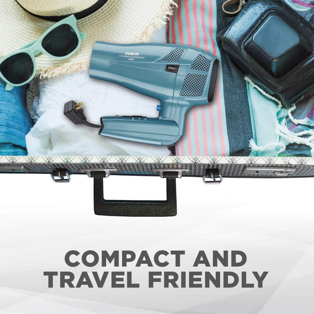 Secador de Pelo Conair 1875W Plegable y Retráctil de Viaje