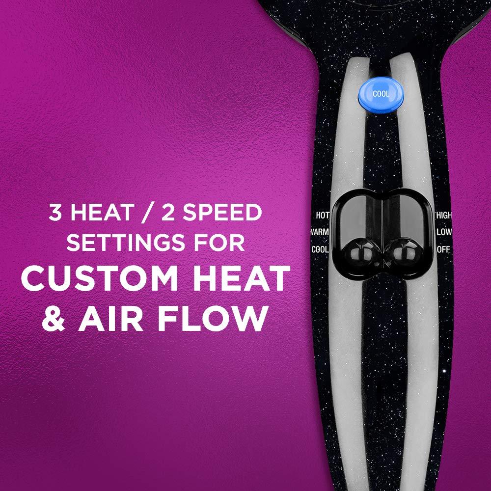 Secador de Pelo Conair 1875W Iónico con Aire Frío y Boquilla