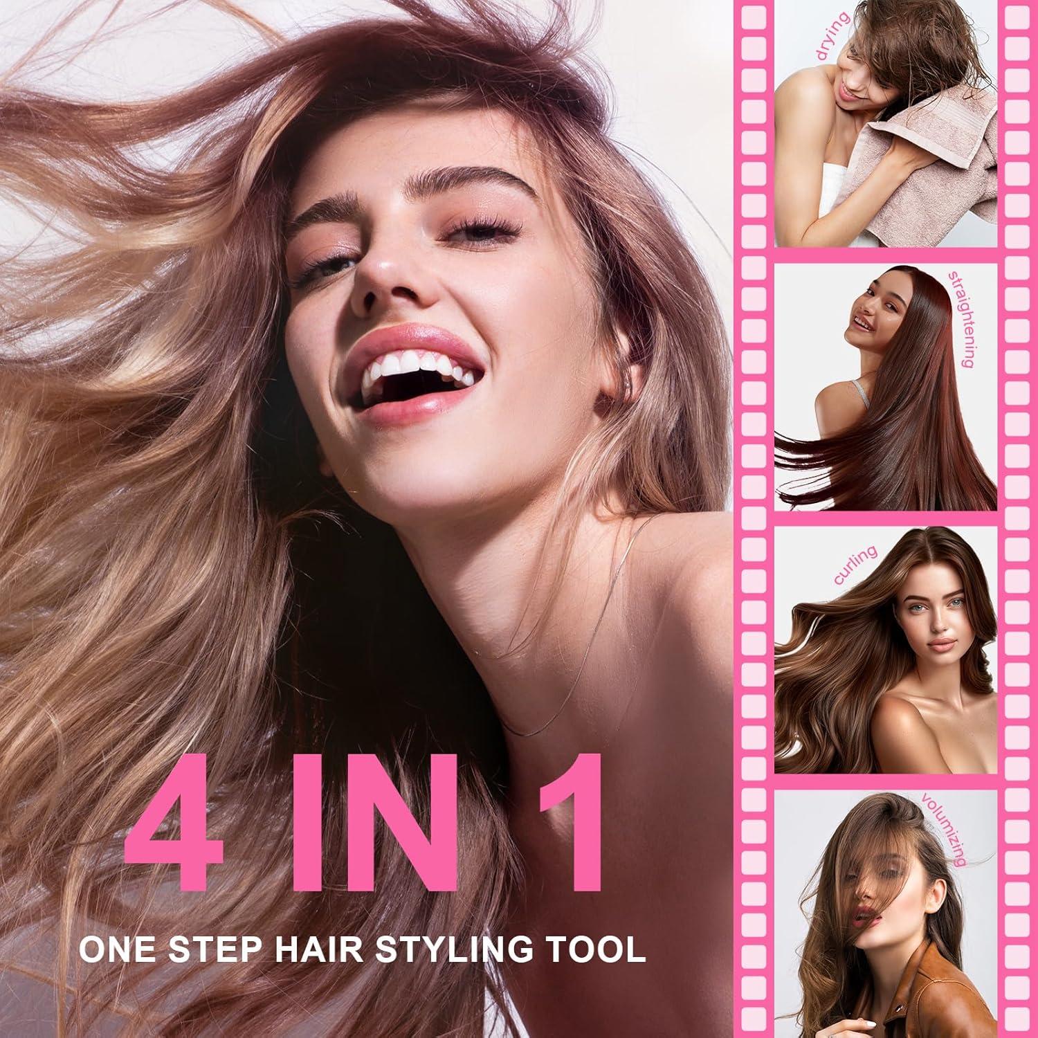 Cepillo Secador de Cabello Olaermoso 4 en 1 Doble Voltaje 110-240V