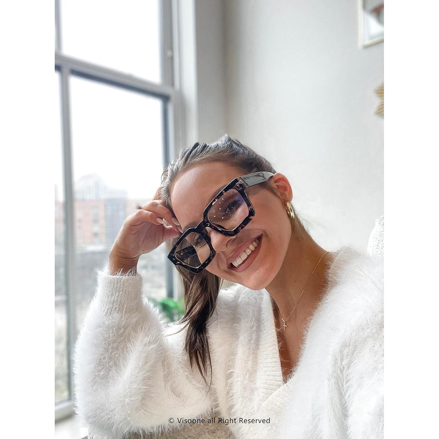 Gafas Bloqueo Luz Azul VISOONE TR90 Estilo Preppy Unisex