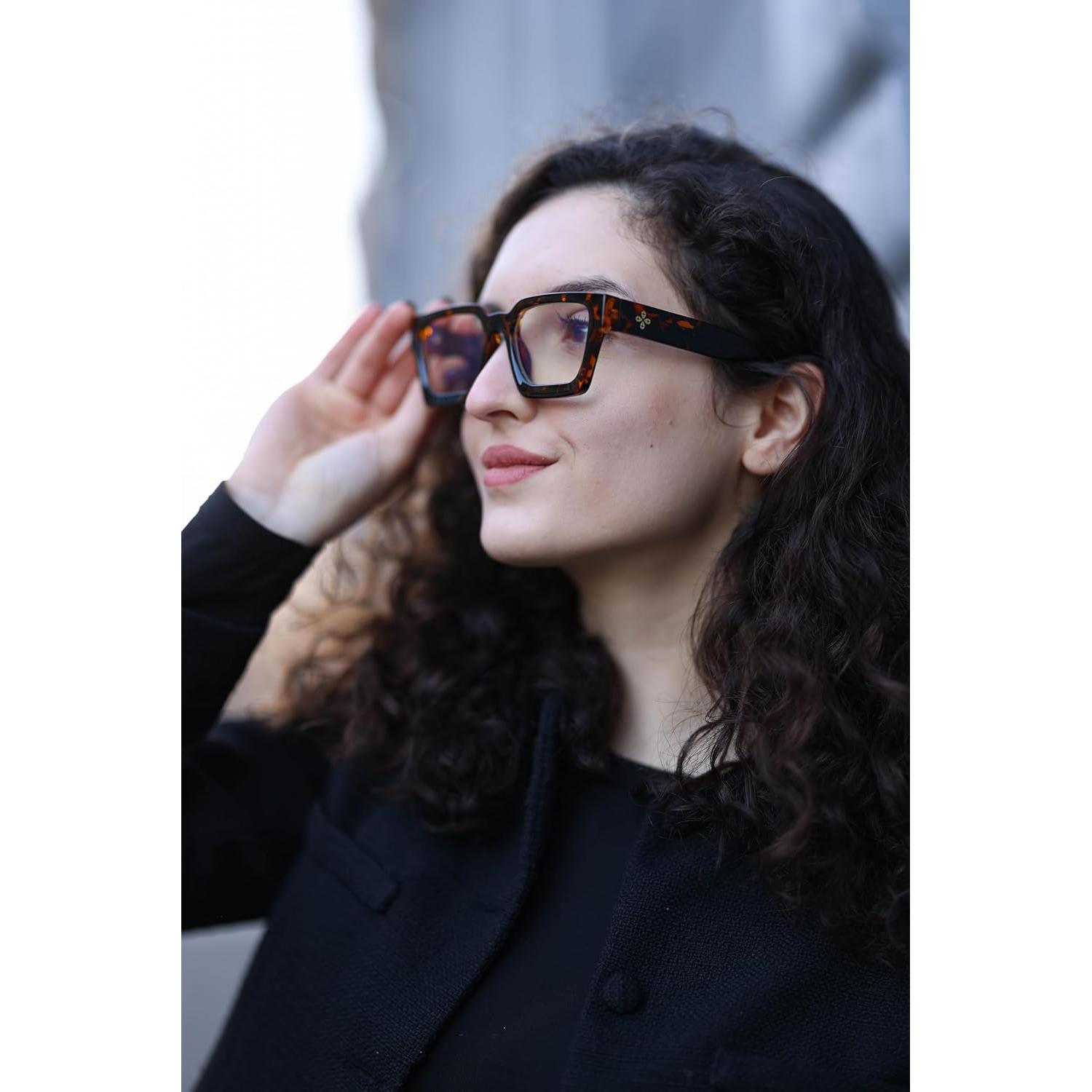 Gafas Bloqueo Luz Azul VISOONE TR90 Estilo Preppy Unisex