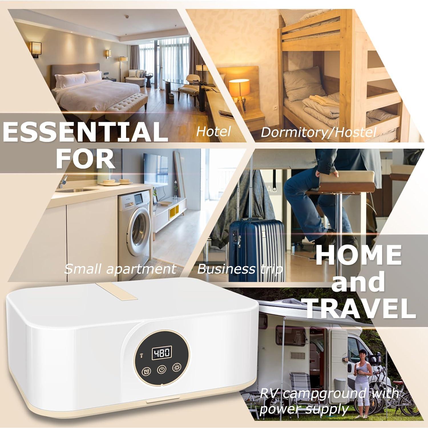 Secadora de Ropa Portátil Ljusved PDGYJ001W3 10kg Eléctrica