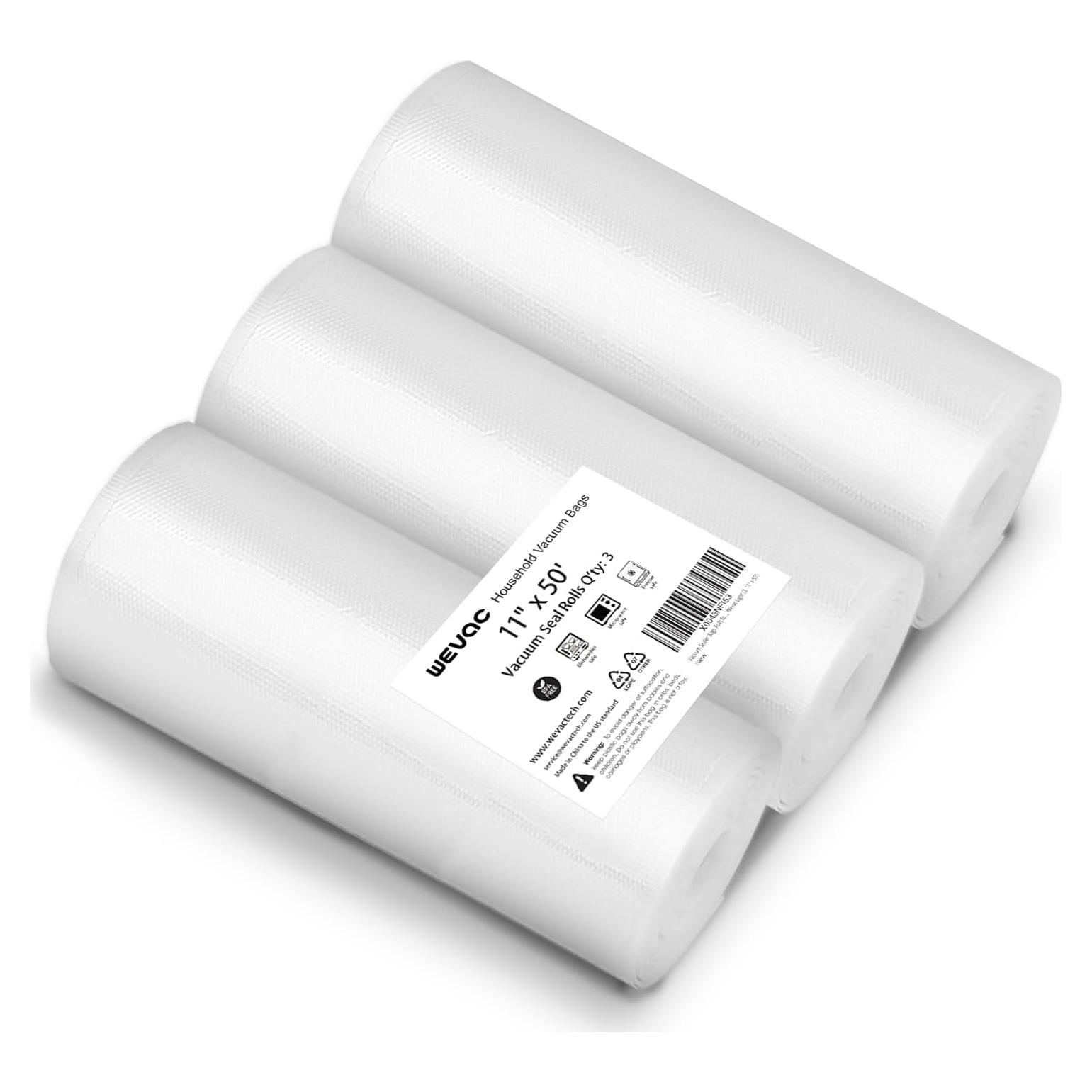 Bolsas al Vacío Wevac Lite 3 Rollos 28 x 15 m Sin BPA