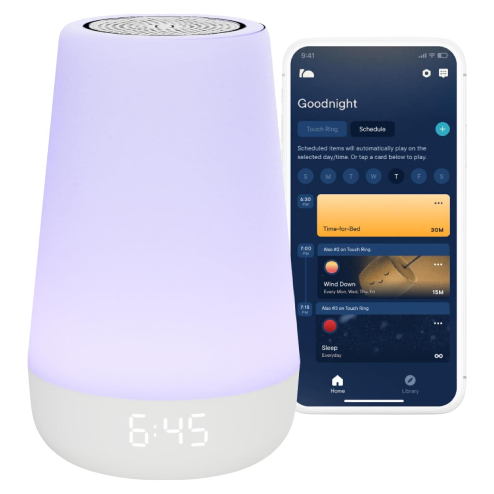 Máquina de Sonido Hatch Rest 2da Gen Luz Nocturna Wi-Fi