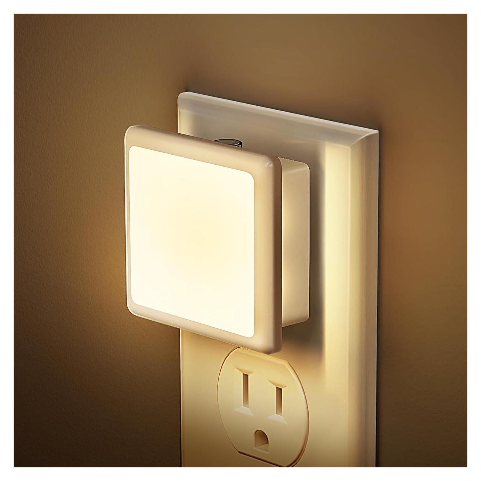 Luces Nocturnas Enchufables JandCase 3000K 2 Piezas LED