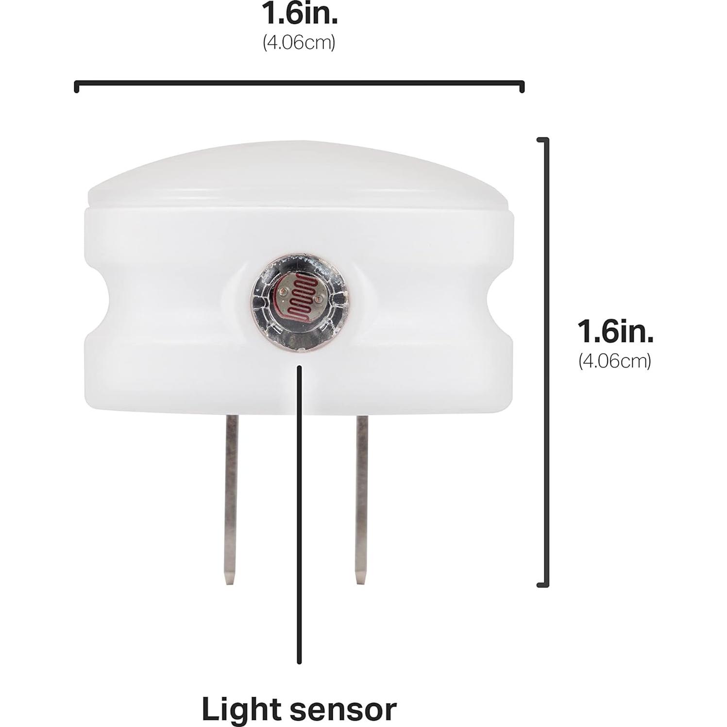 Luces de Noche LED GLO Dot 6 Paquete Enchufable Blanco