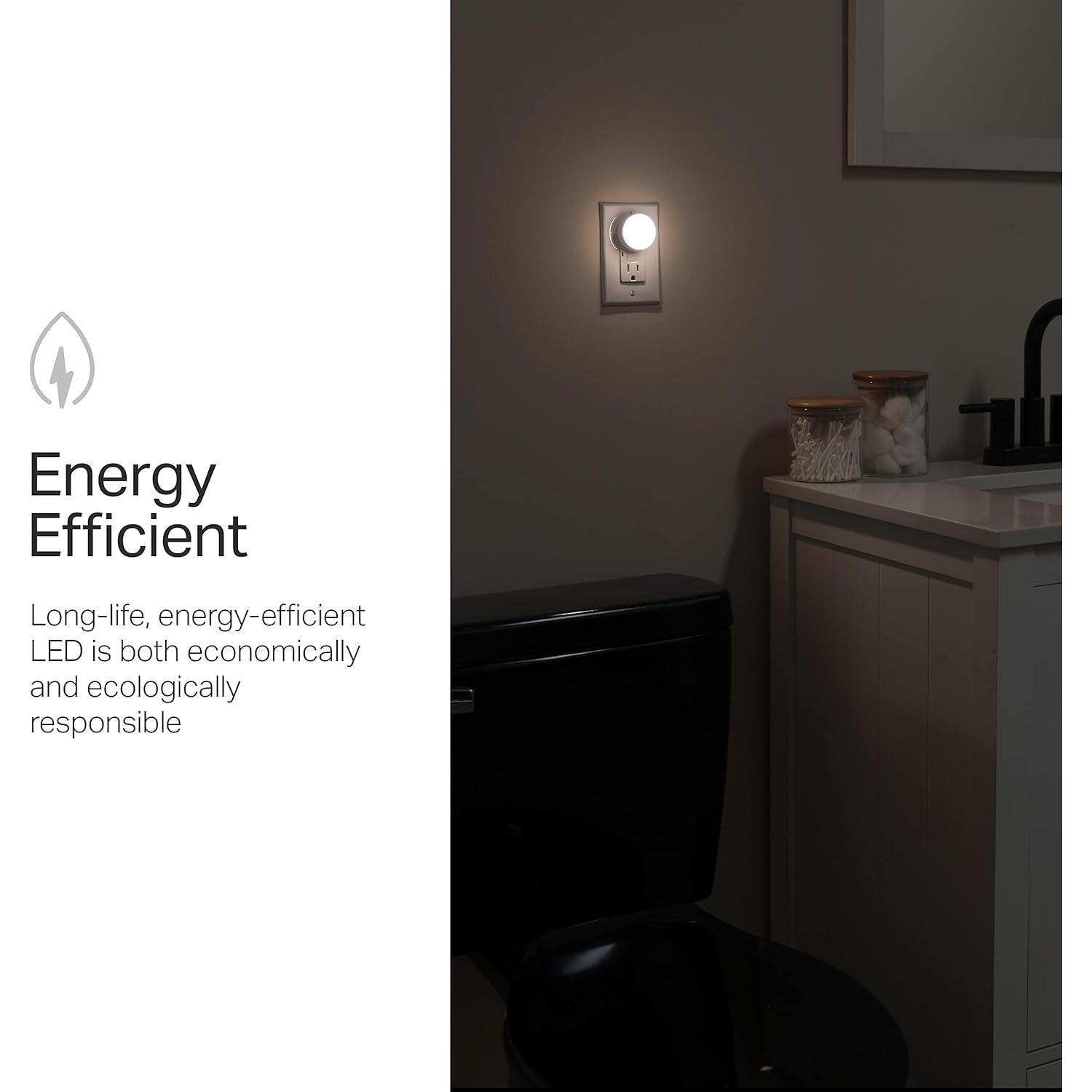 Luces de Noche LED GLO Dot 6 Paquete Enchufable Blanco