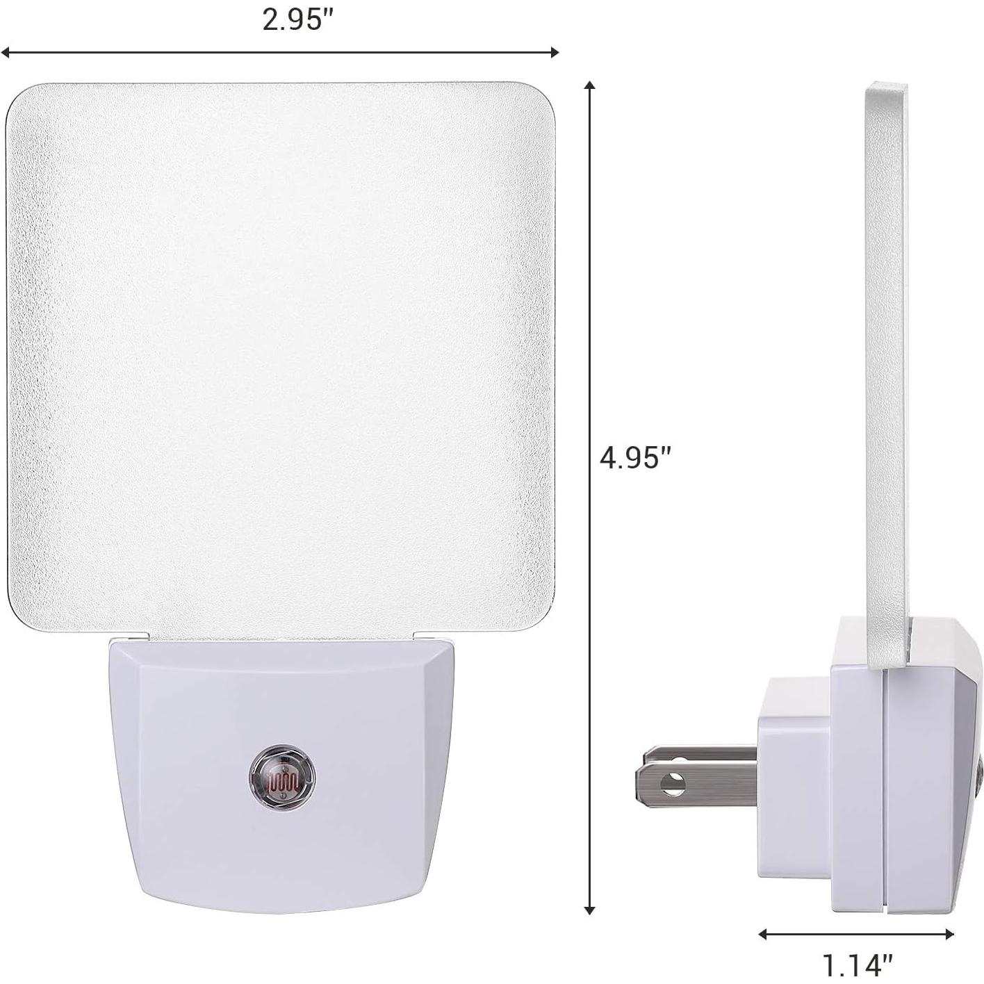 Luz Nocturna LED DEWENWILS con Sensor Crepúsculo, 4 Pzas