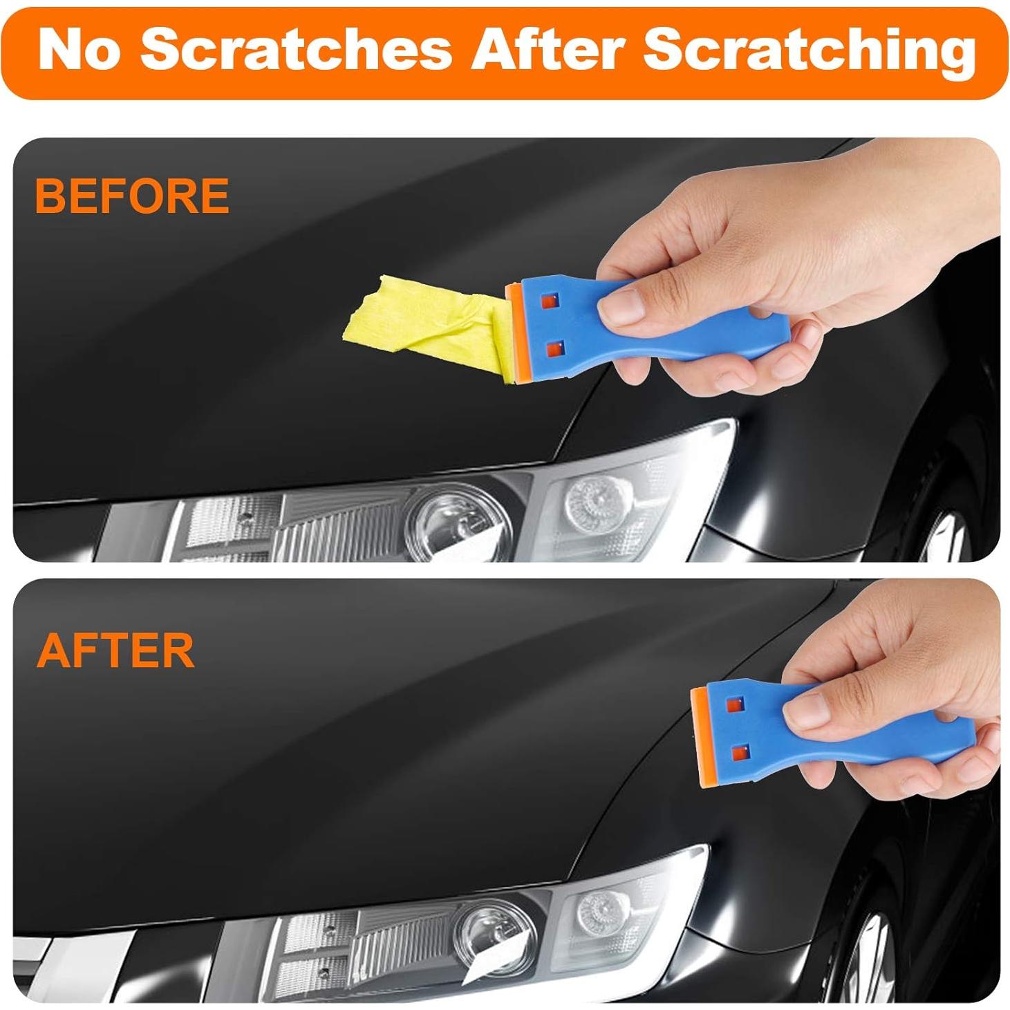 Raspador de Cuchillas de Plástico KUSUFEFI 2PCS 60 Cuchillas