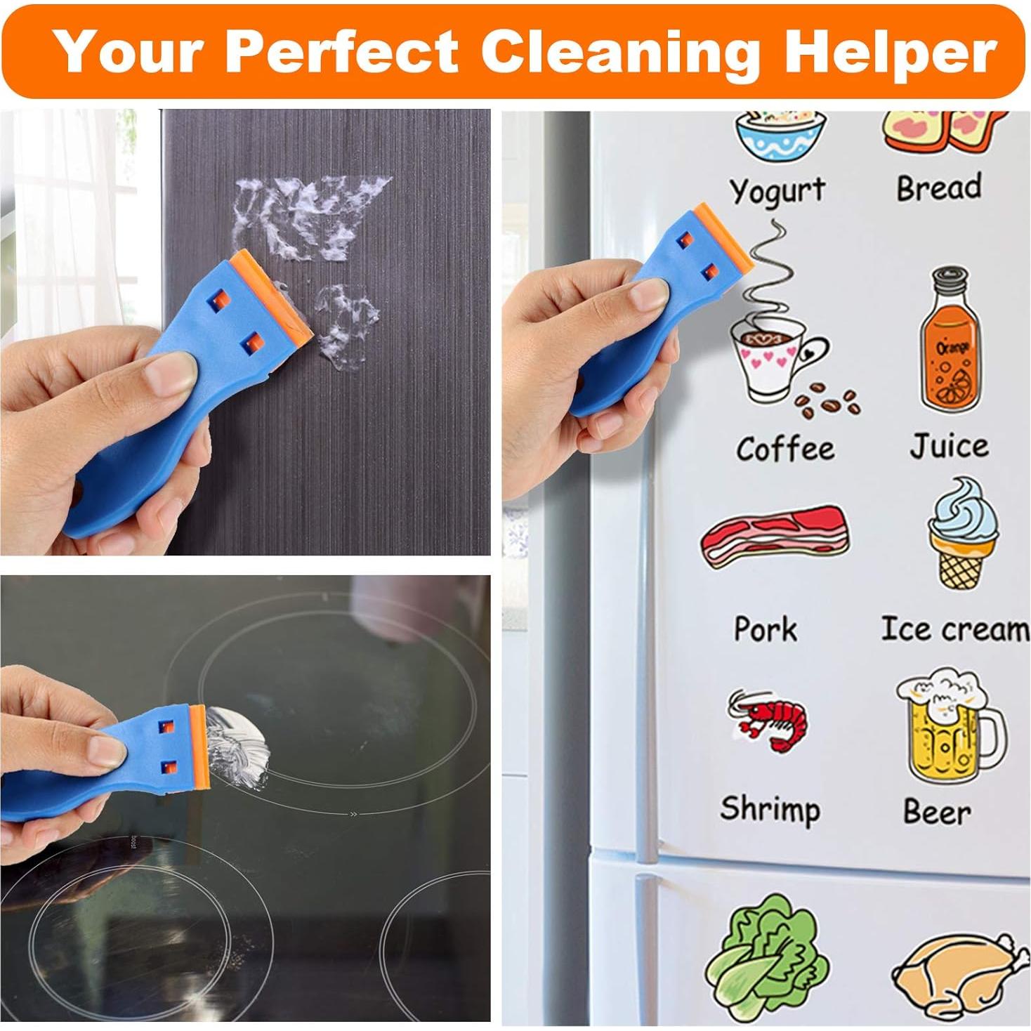 Raspador de Cuchillas de Plástico KUSUFEFI 2PCS 60 Cuchillas