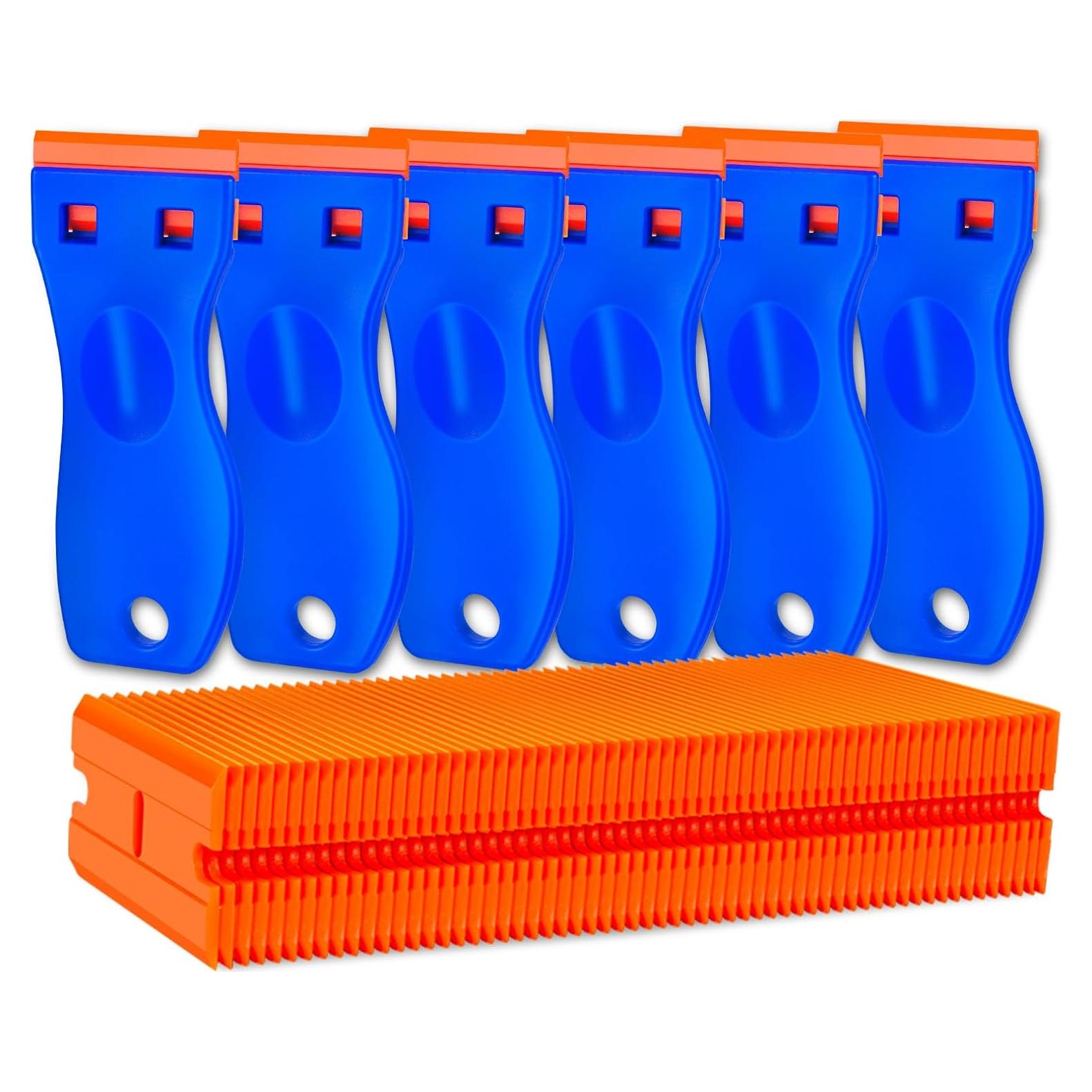 Raspador de plástico Tvkiadv con 6 piezas y 60 cuchillas