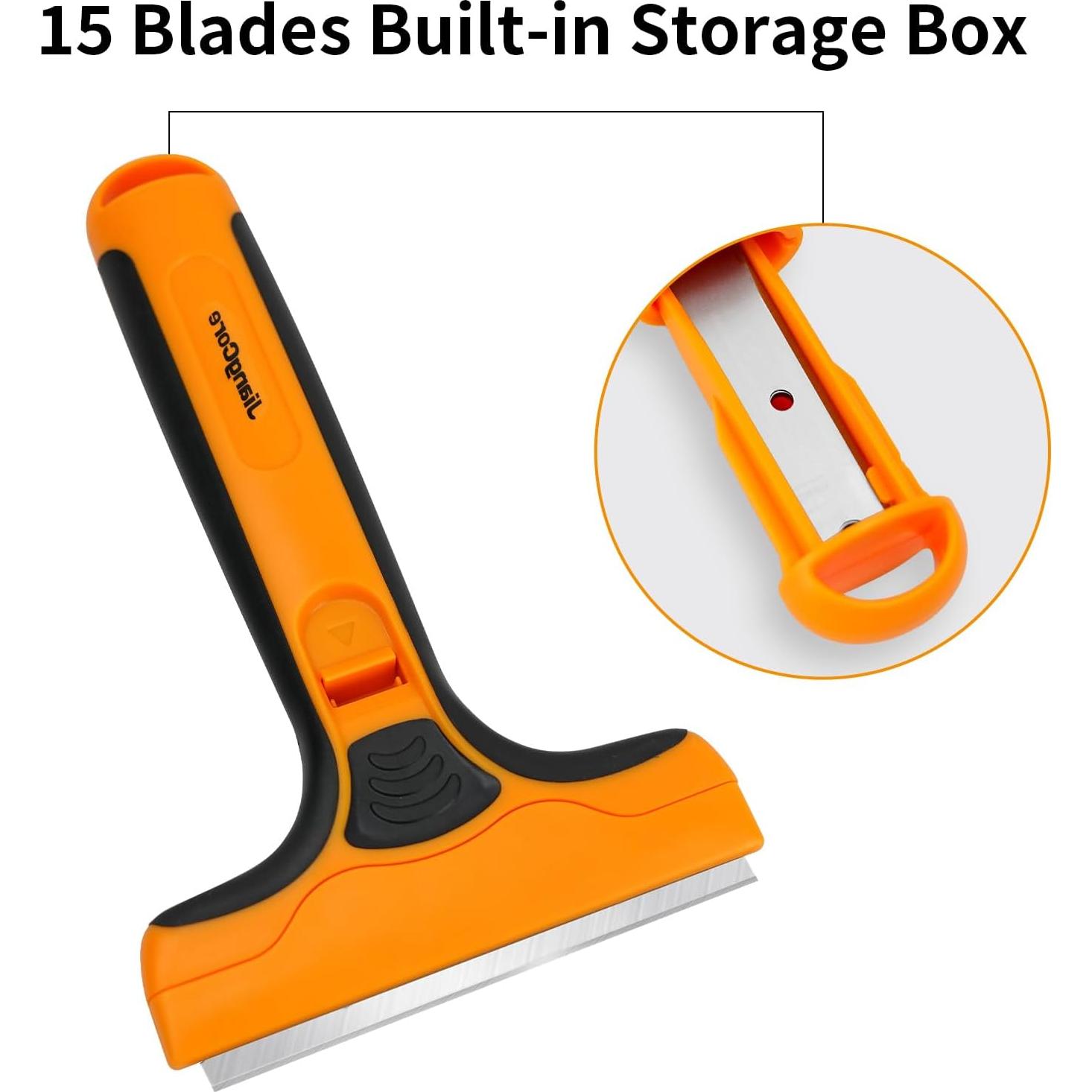 Raspador de Cuchilla Ancha JiangCore 10,16 cm con 15 Cuchillas