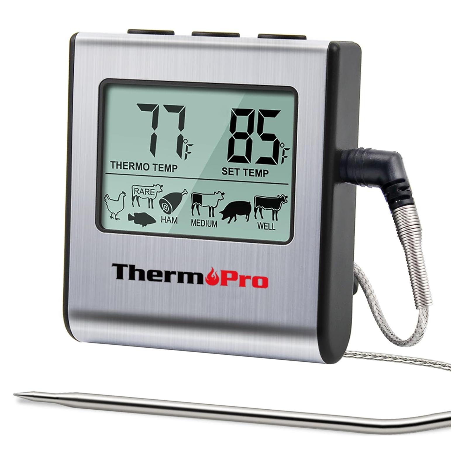 Termómetro de Cocina Digital ThermoPro TP-16 con Sonda de Acero Inoxidable