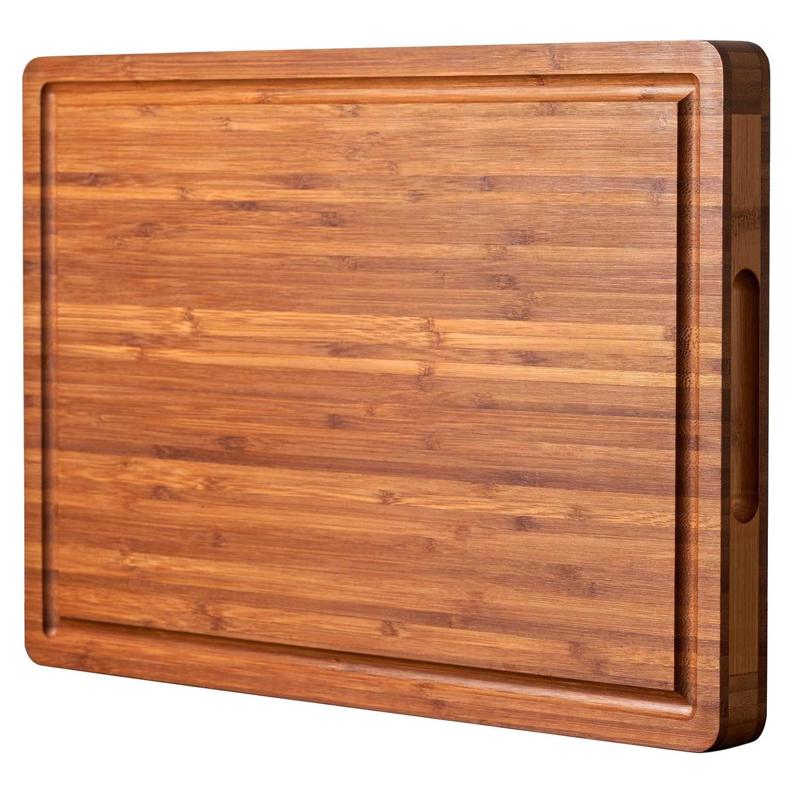 Tabla de Cortar de Bambú Allsum 40x28 cm con Surcos