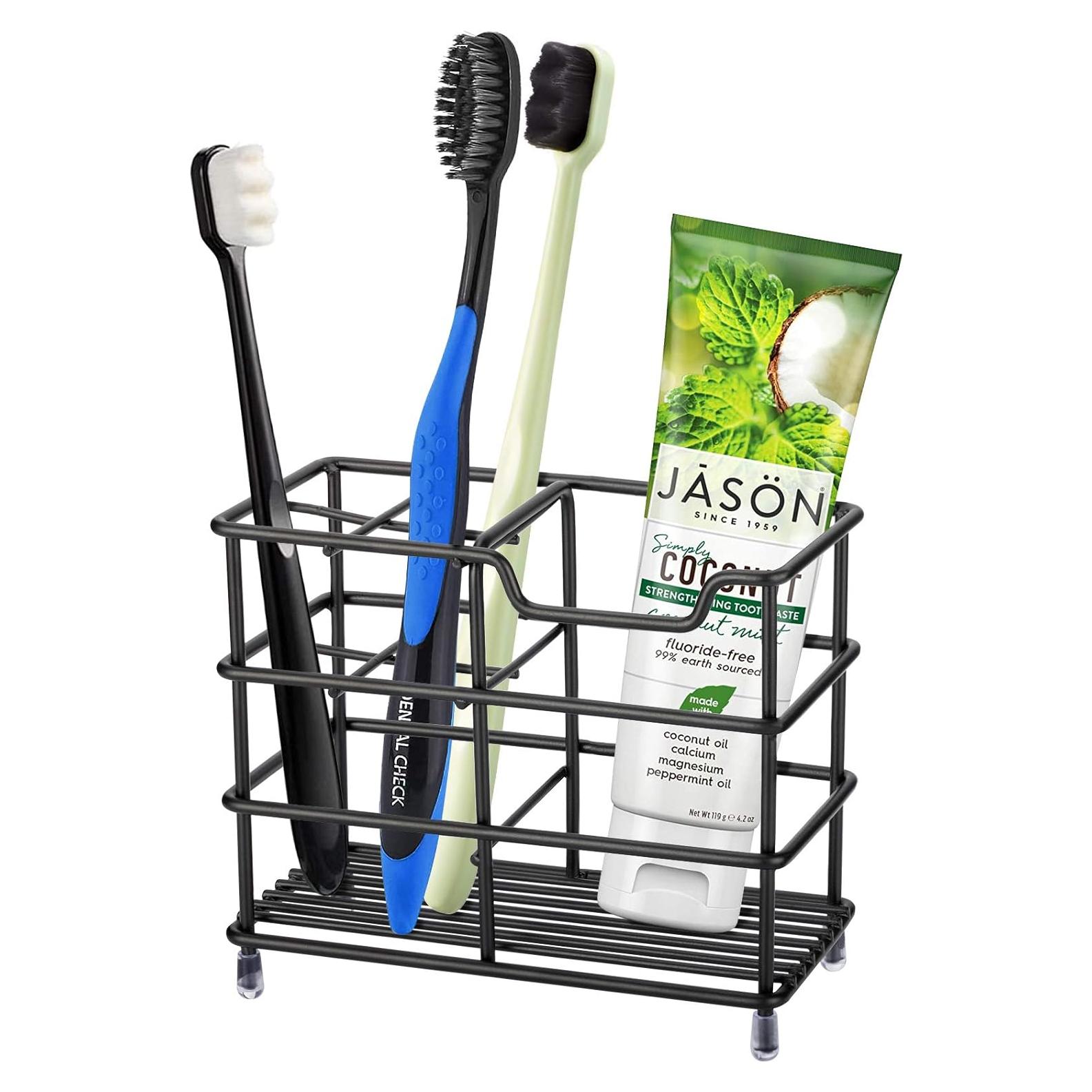 Soporte para Cepillos y Pasta de Dientes Urbanstrive Negro