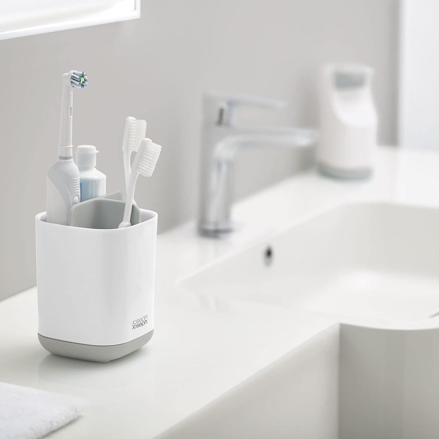 Caddy para Cepillos de Dientes Joseph Joseph EasyStore Gris/Blanco
