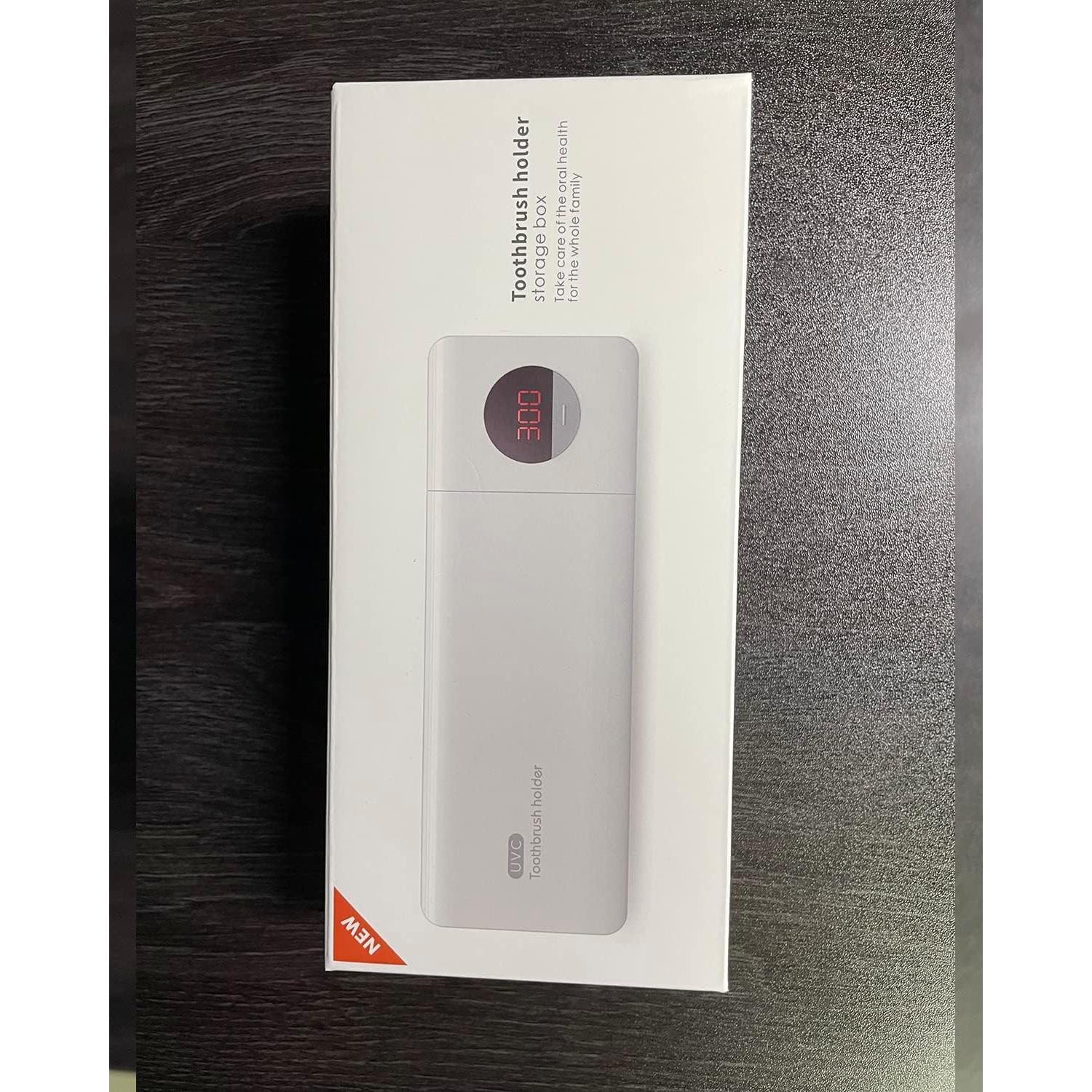 Soporte para cepillos de dientes HouseGem Y1 blanco montado en pared