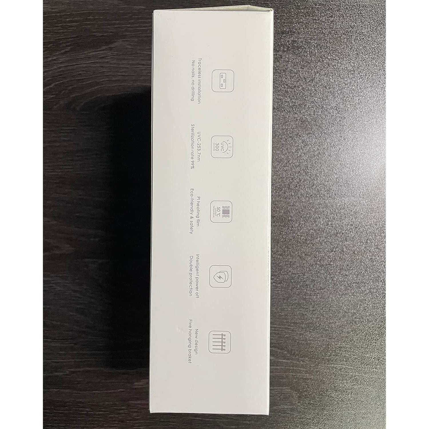 Soporte para cepillos de dientes HouseGem Y1 blanco montado en pared