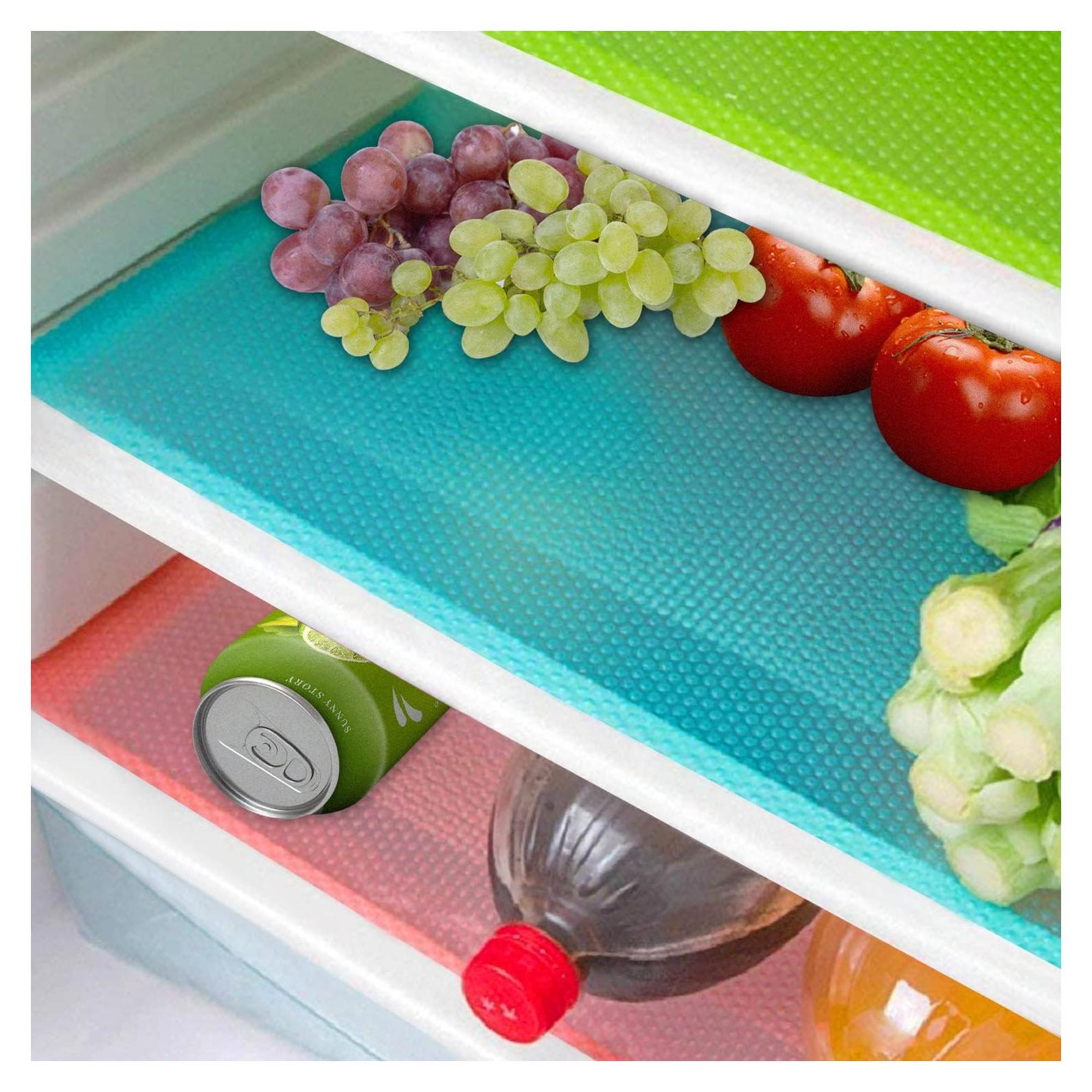 16 Alfombrillas para Refrigerador Shinywear Lavables 44.96x29.46cm