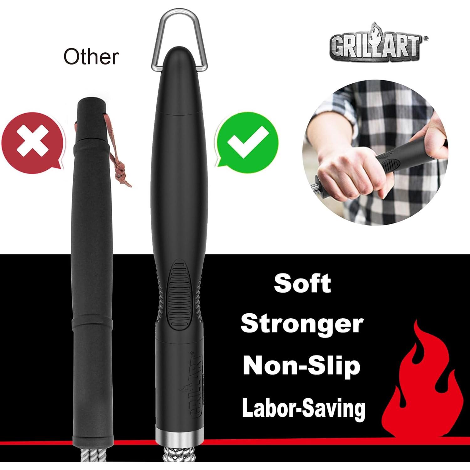 Cepillo de Parrilla GRILLART BR-8115 Acero Inoxidable 45.72 cm