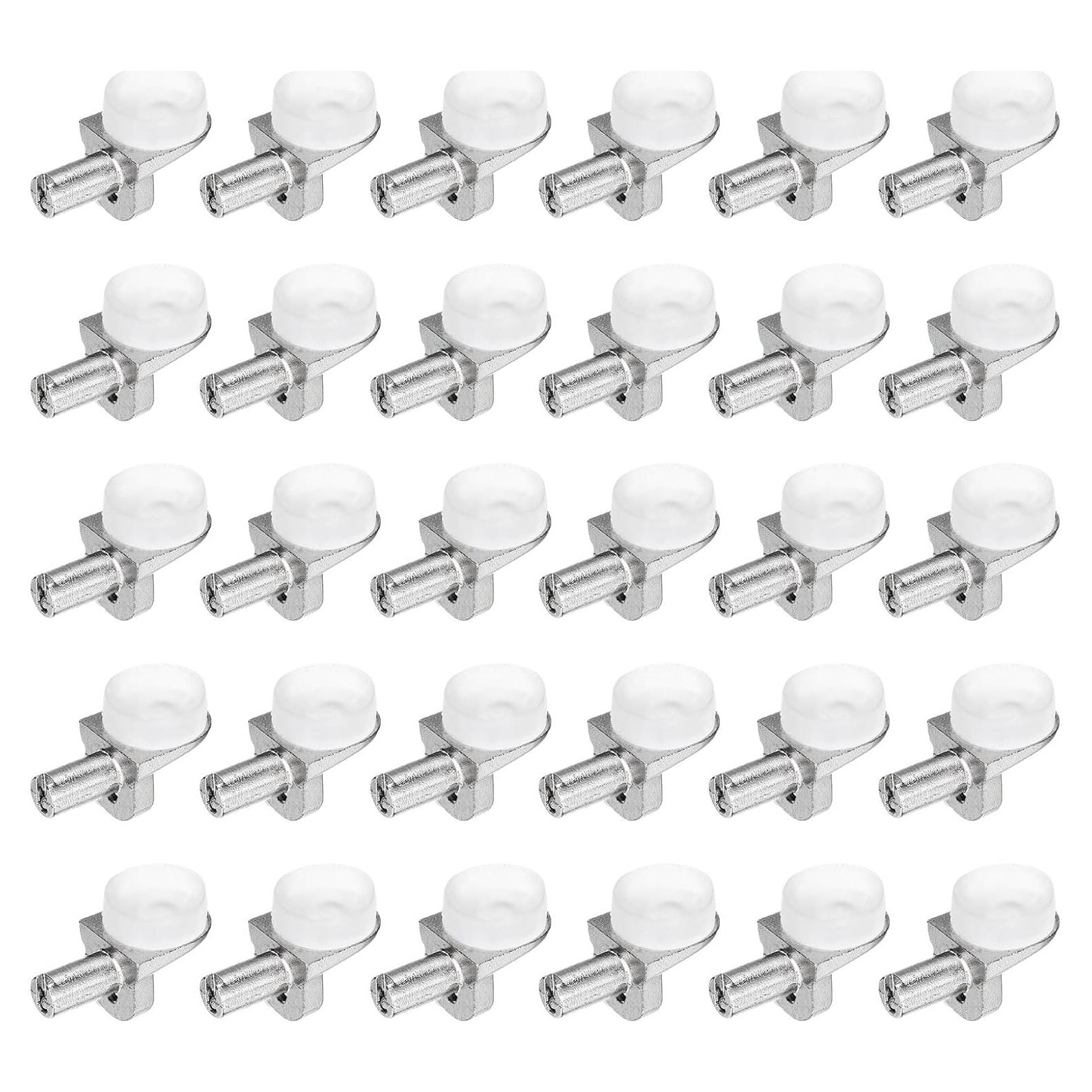 Soportes de Estante Ajustables HARFINGTON 30pcs 5mm Zinc