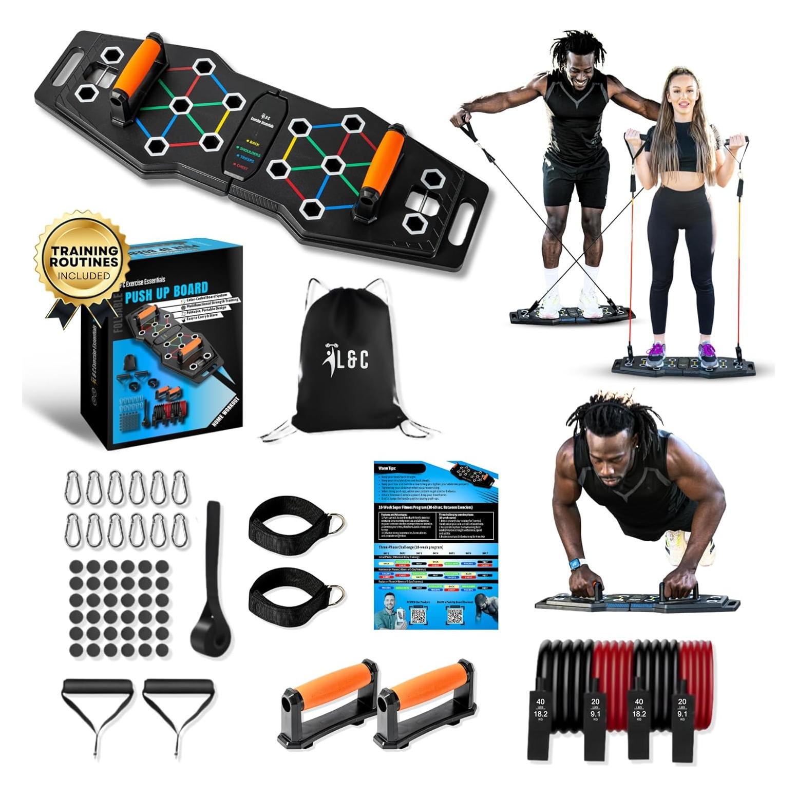 Tabla de Flexiones L&C para Entrenamiento en Casa - 3.25 kg