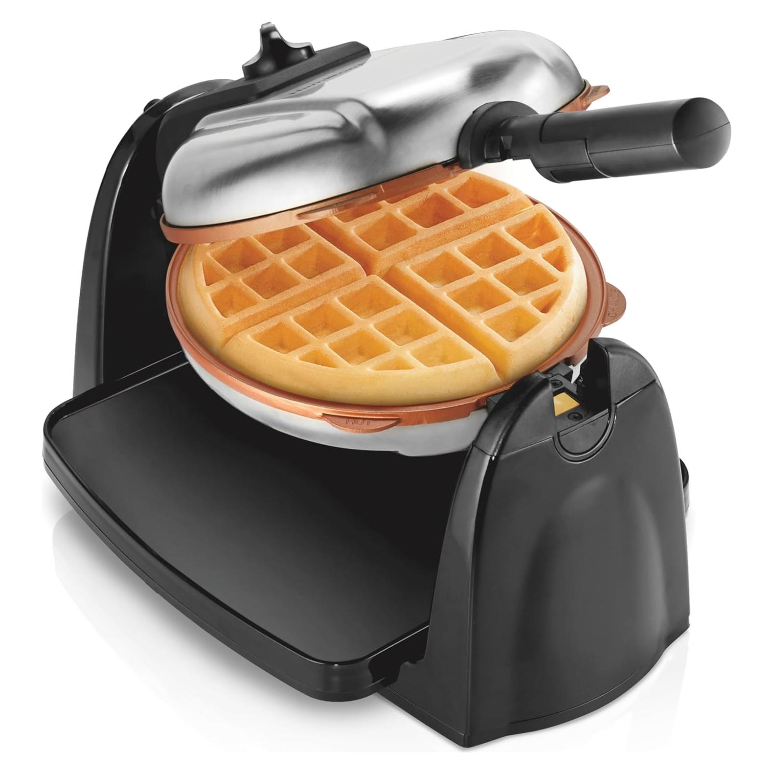 Máquina de Waffles Hamilton Beach 26031 Cerámica Antiadherente