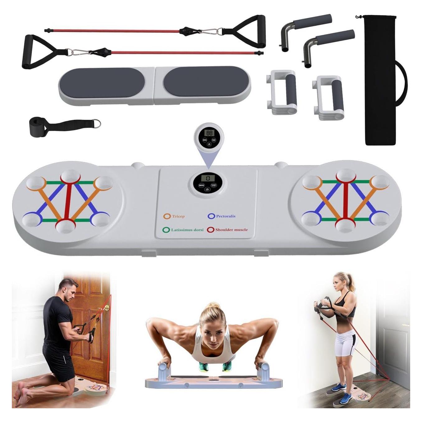 Tabla de Flexiones Genérico con Cuerdas de Resistencia 2.29kg