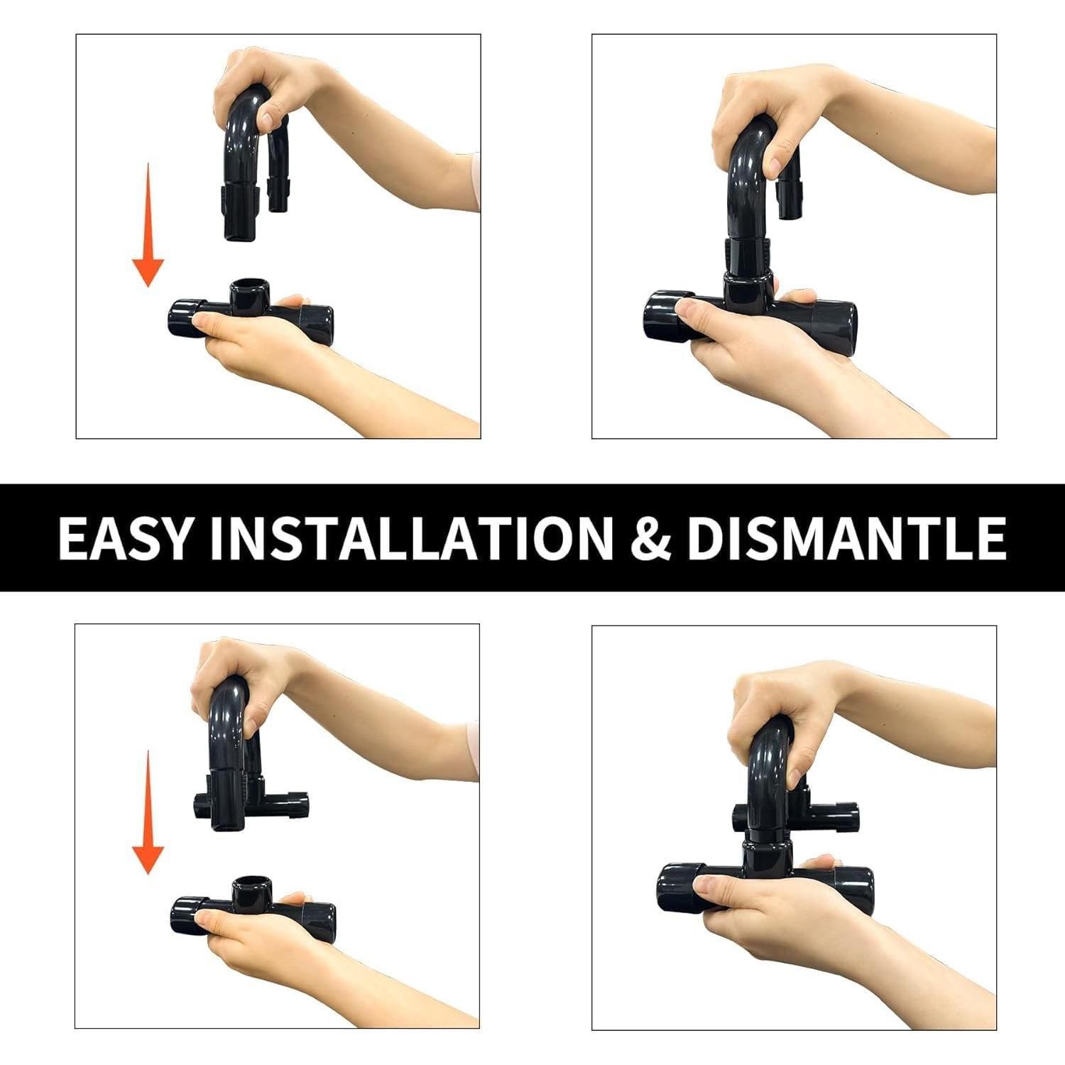 Barra de Flexiones N1Fit - Soportes Antideslizantes para Gimnasio