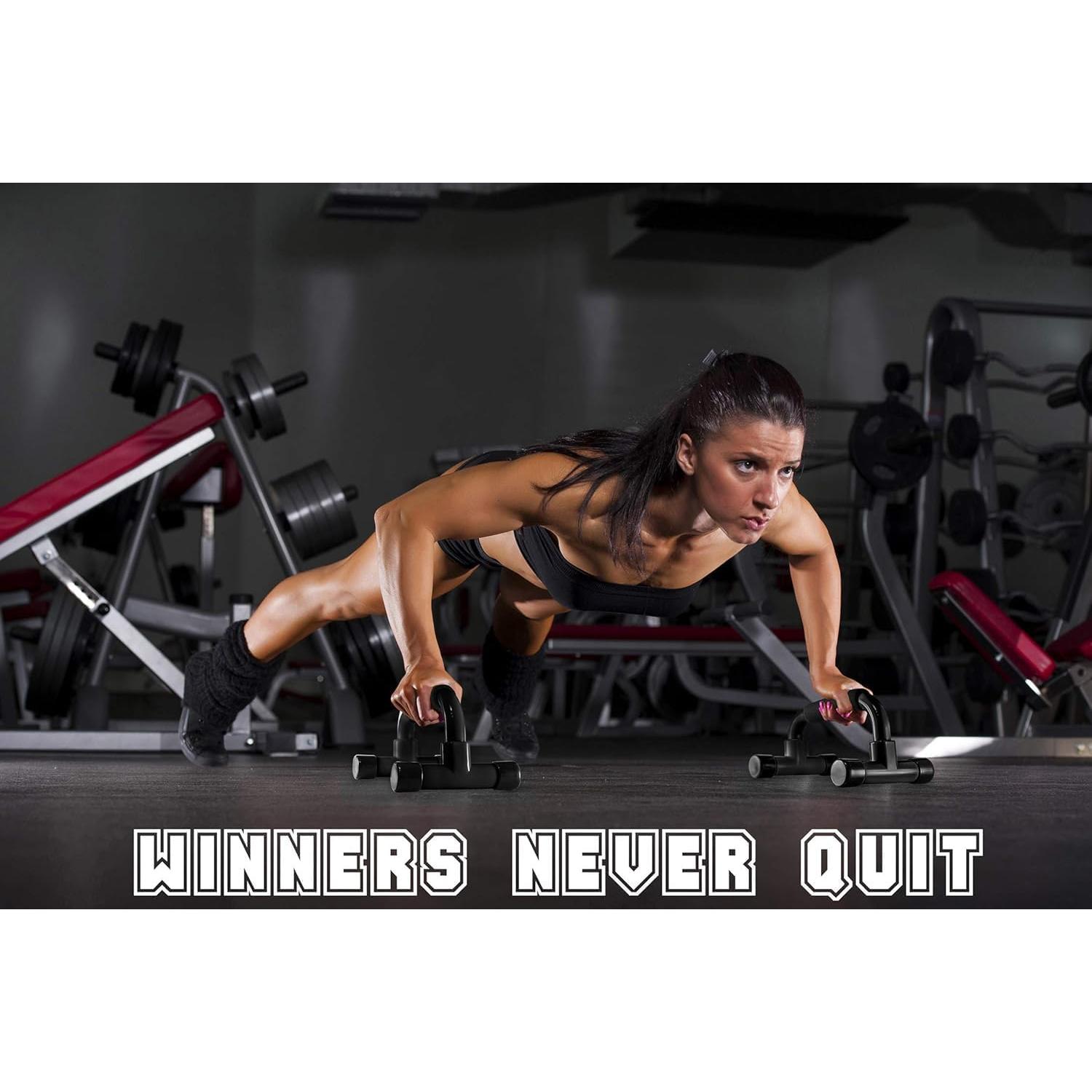 Barra de Flexiones N1Fit - Soportes Antideslizantes para Gimnasio