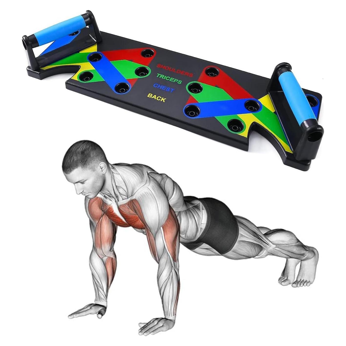 Tablero de Flexiones 9 en 1 Genérico Entrenamiento Fuerza