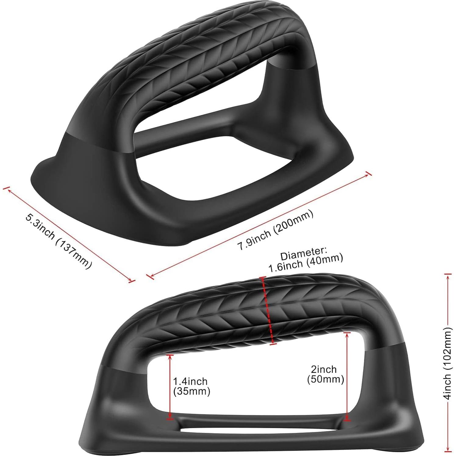 Barras de Flexiones SELEWARE con Mango de Goma 500 lbs