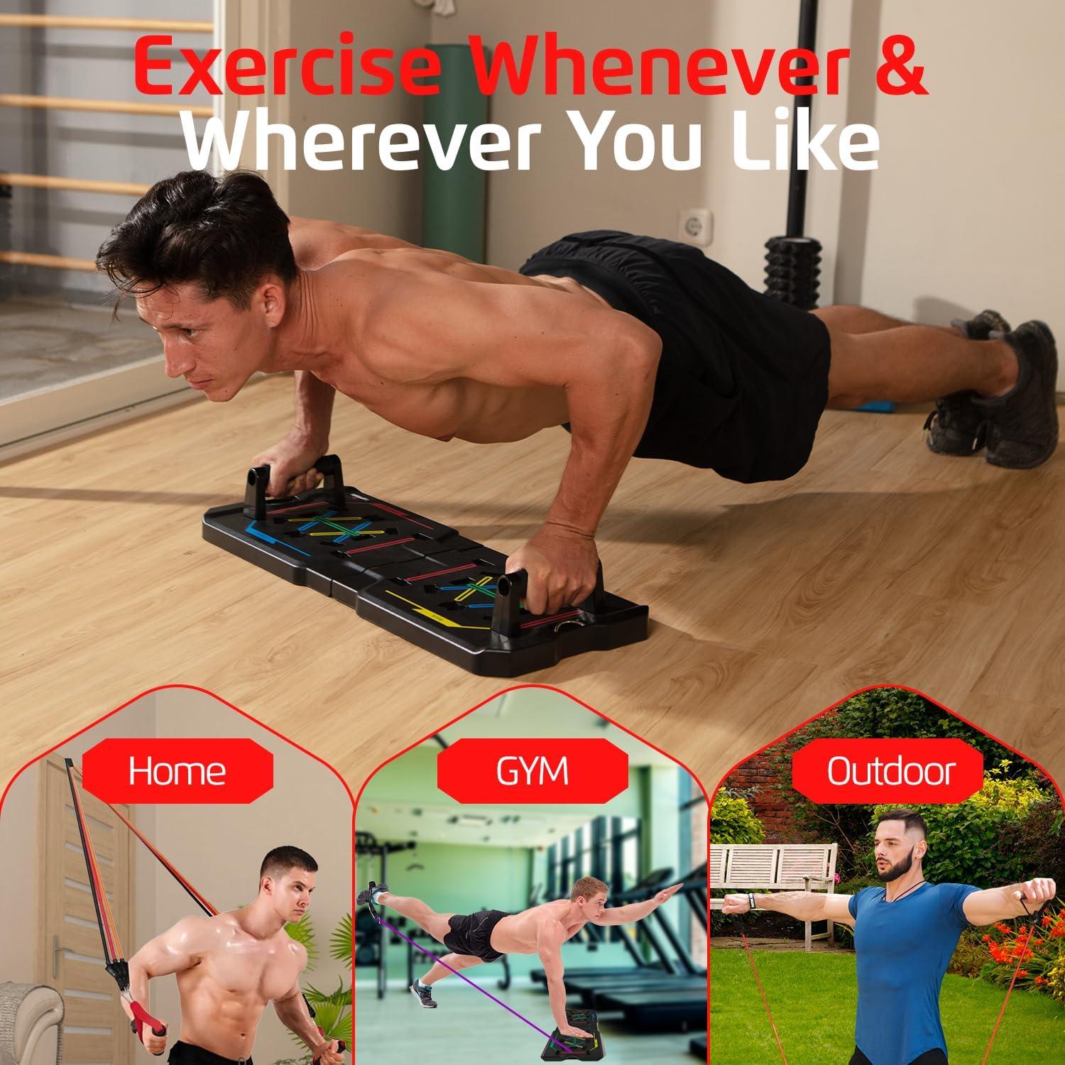 Tabla de Flexiones GYMODA Plegable y Portátil 150 kg