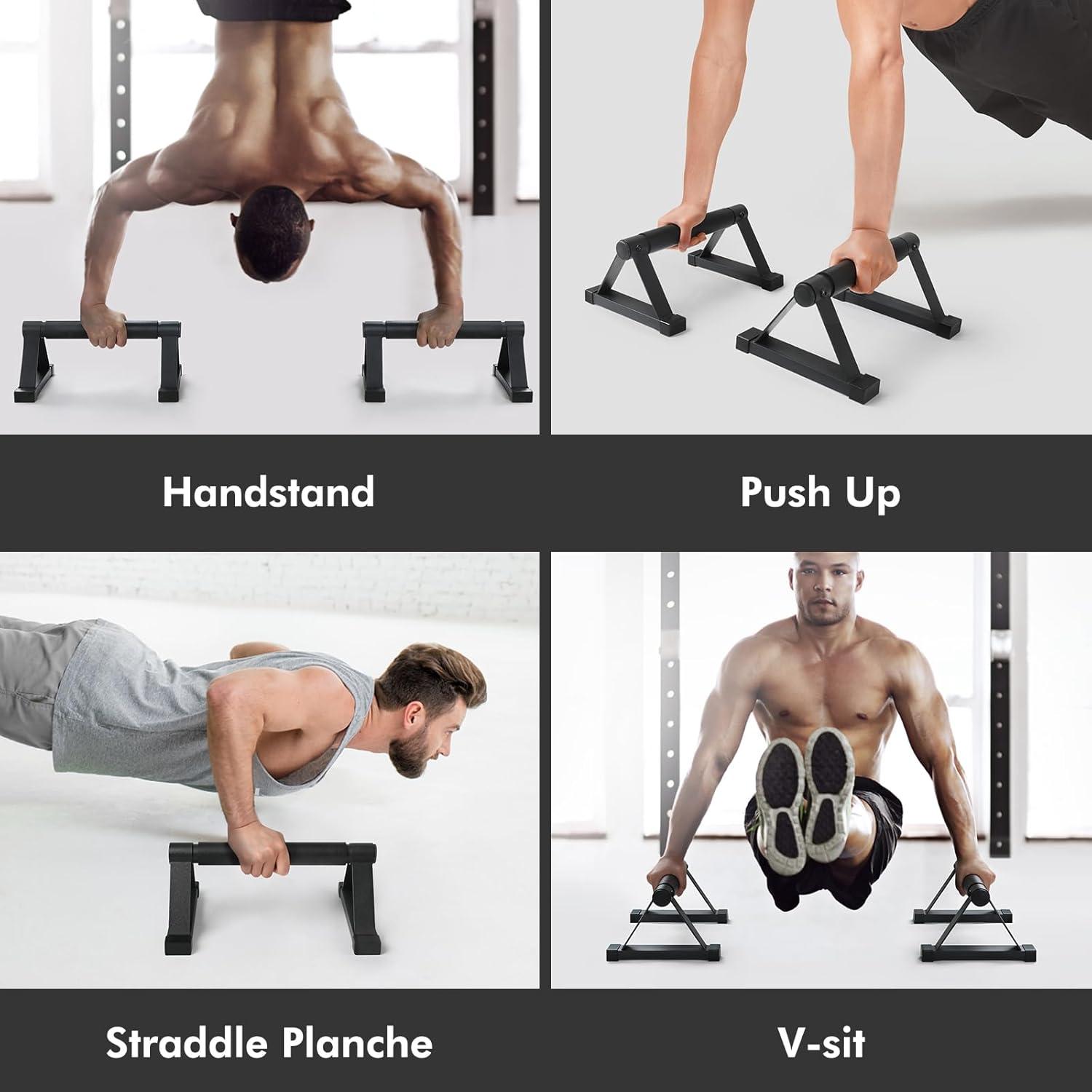 Barras de Flexiones Airogym de Acero Antideslizantes 600 lbs