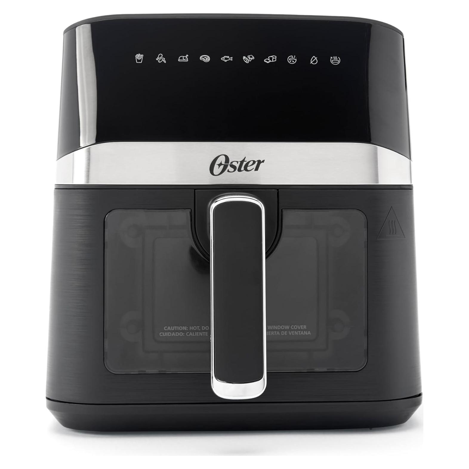 Freidora de Aire Oster 4L Digital con Ventana y 10 Funciones