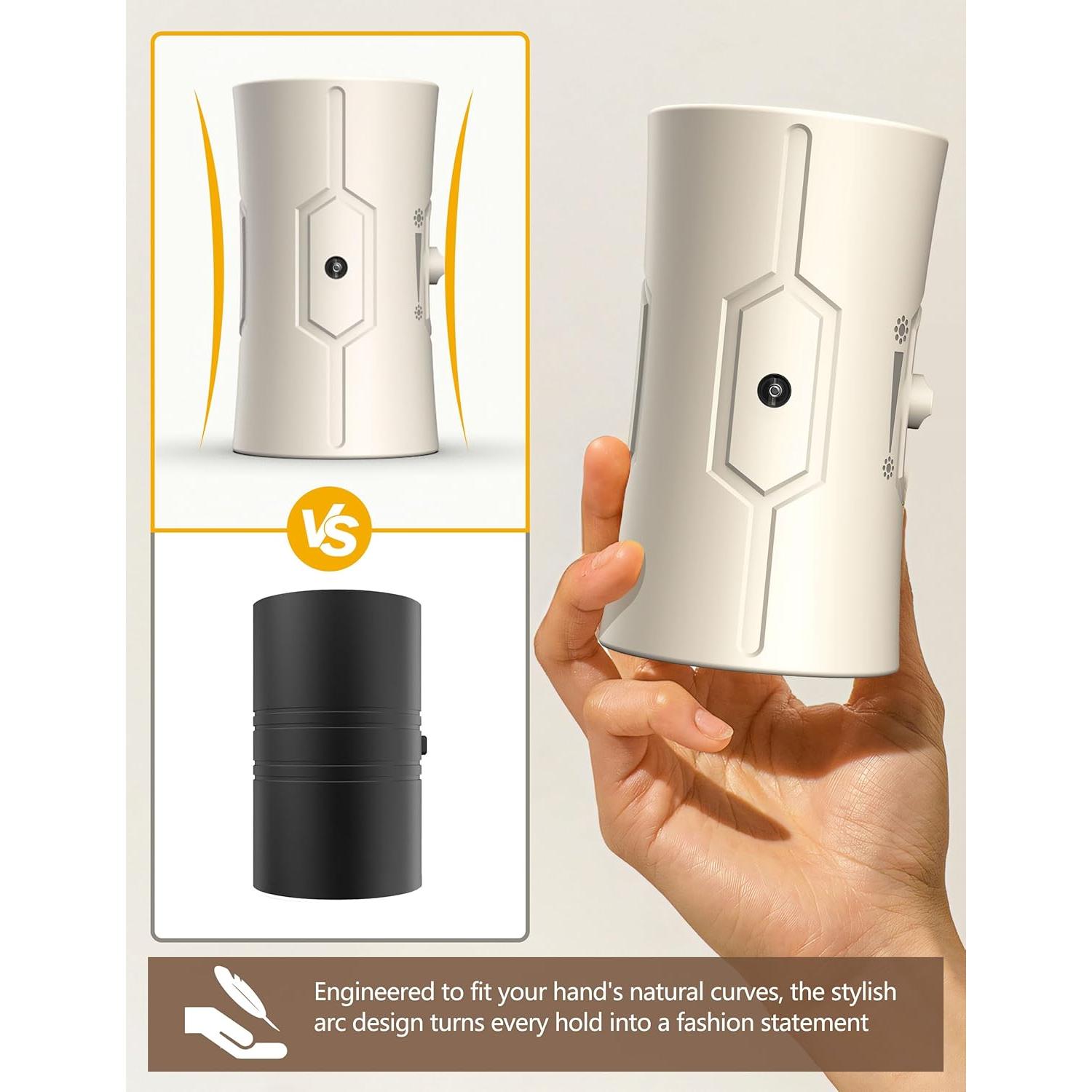 Luz Nocturna LED Fesnne 3000K Ajustable 0-100LM 2 Pzas