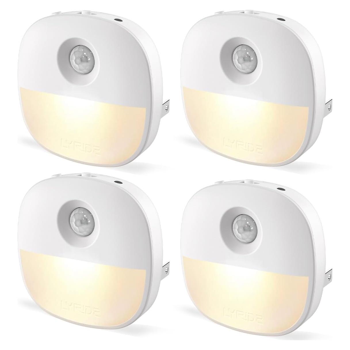 Luz Nocturna Lyridz con Sensor de Movimiento 4 Unidades