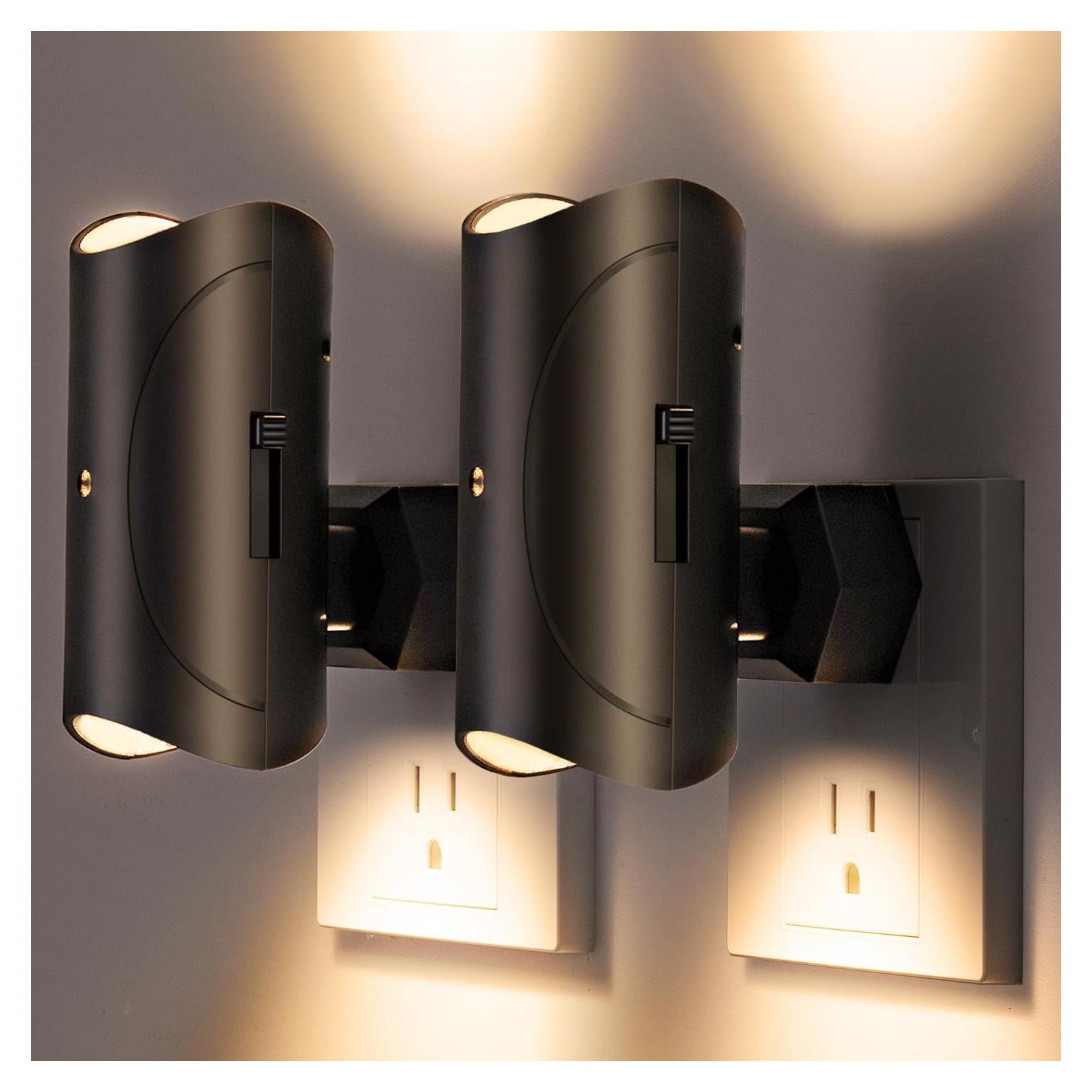 Luz Nocturna Aora con Sensor Crepúsculo, Juego de 2