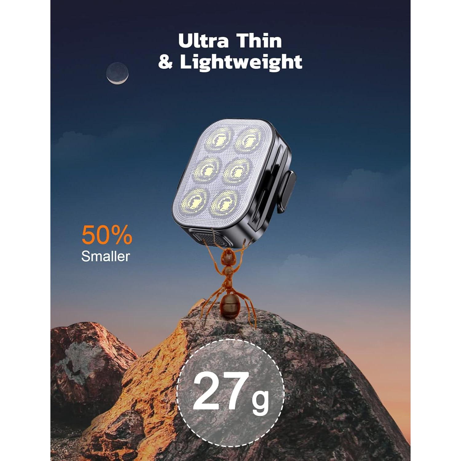 Luces de Bicicleta Recargables Zewdov Q5 IP65 4+6 Modos