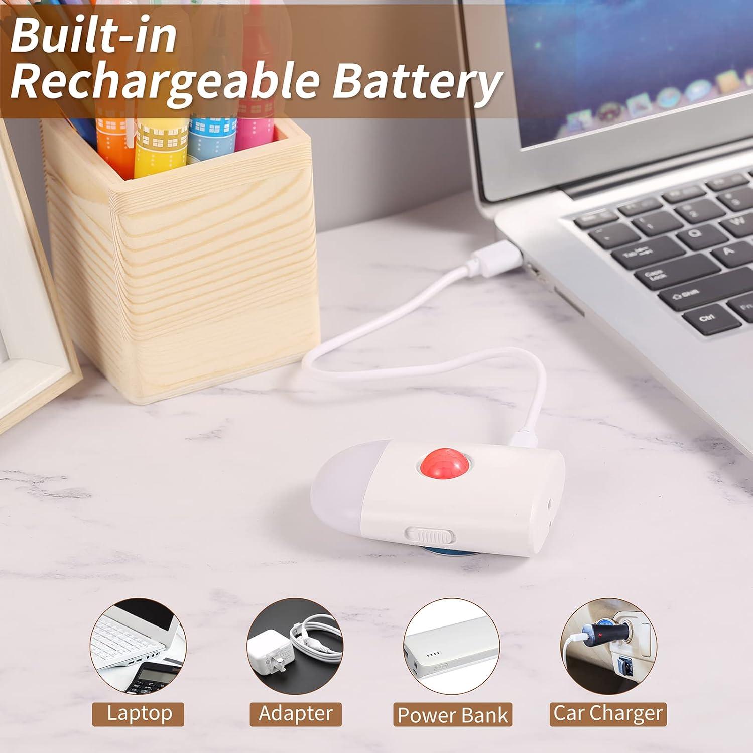 Luz Nocturna LED Rengmot con Sensor de Movimiento 500mAh