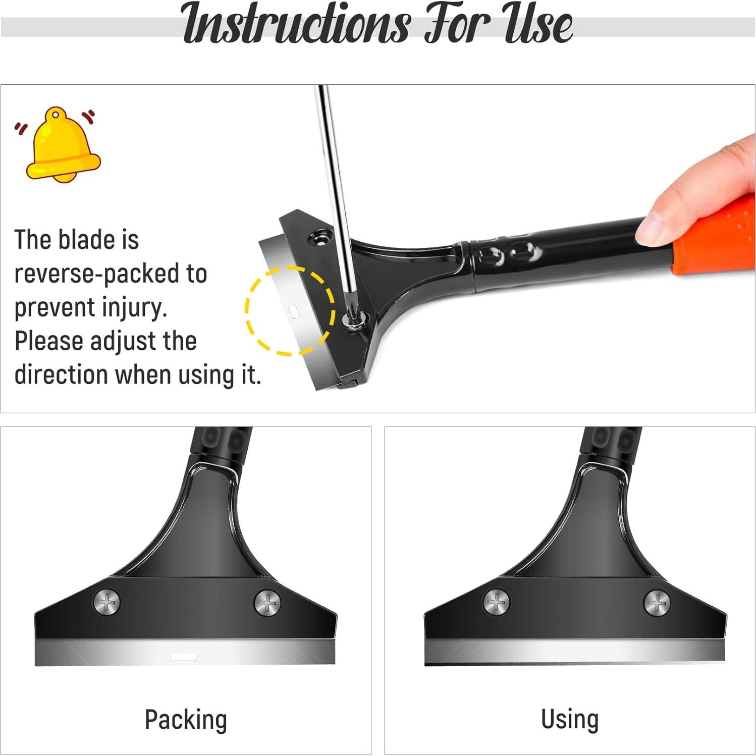 Raspador de Cuchillas DIYSELF con 10 Repuestos 10,16 cm