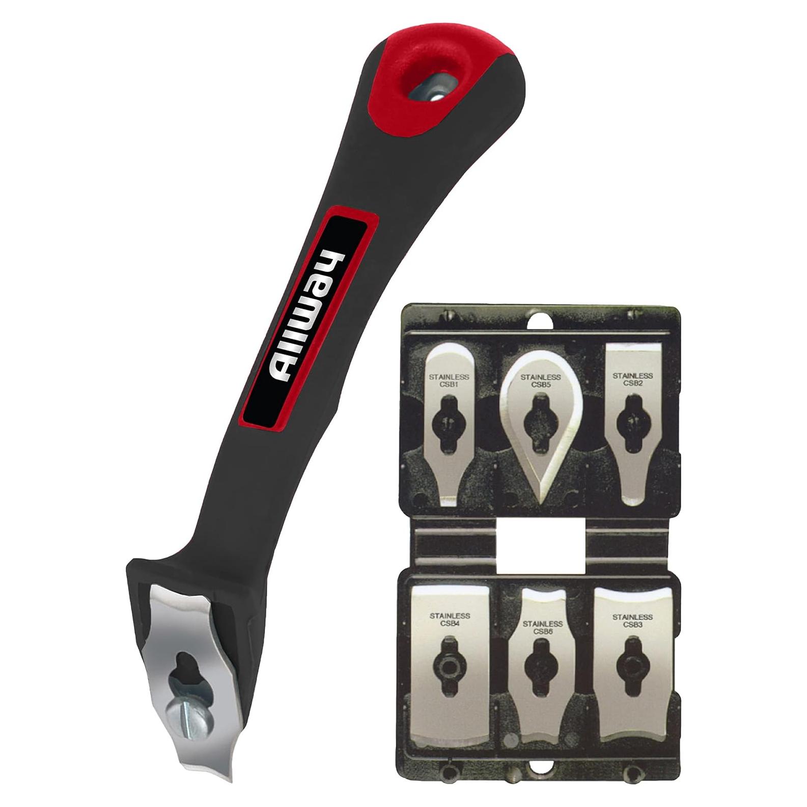 Juego de raspadores de contorno Allway CS6 con 6 cuchillas