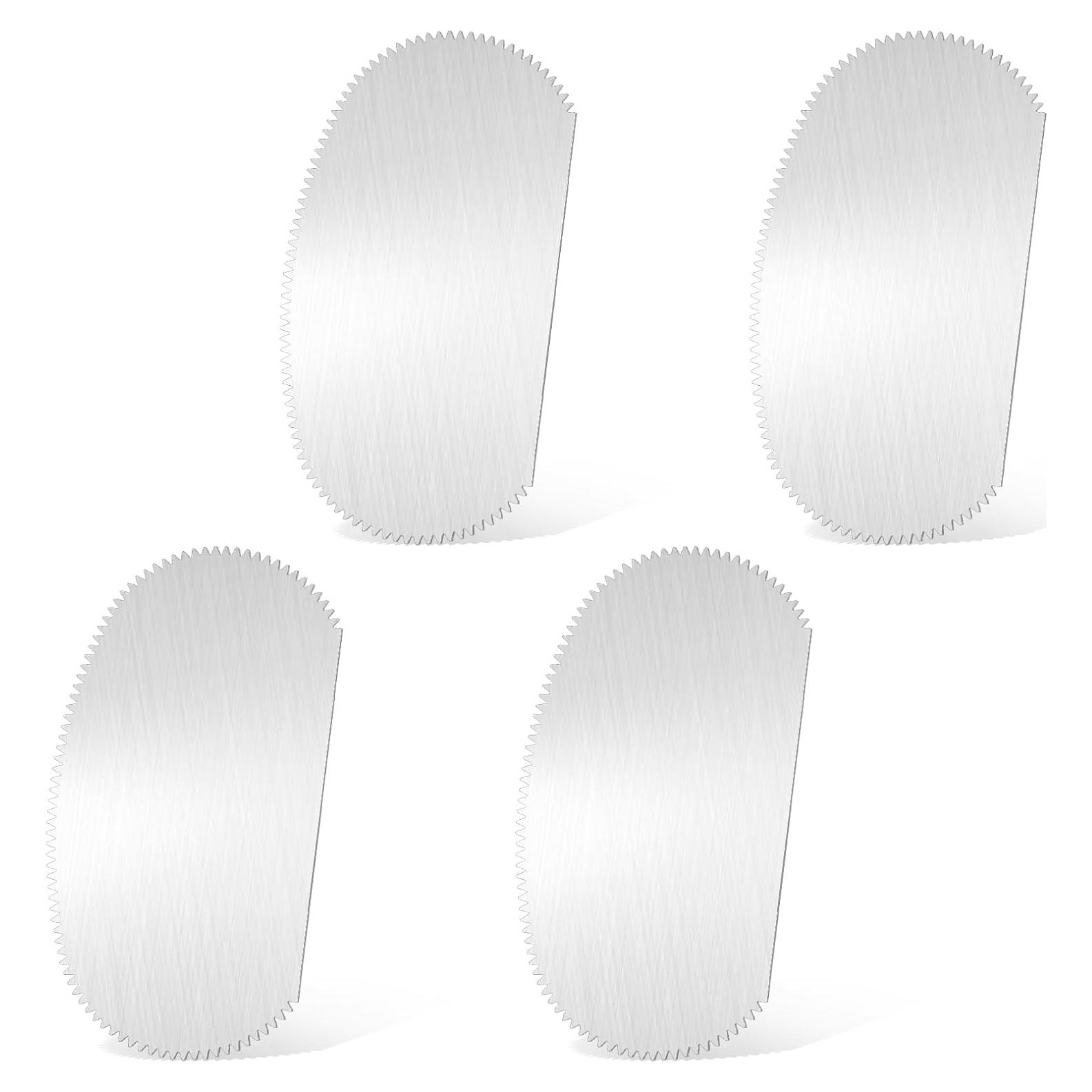 Mabor Raspadores de Arcilla Acero Inoxidable 4 Piezas