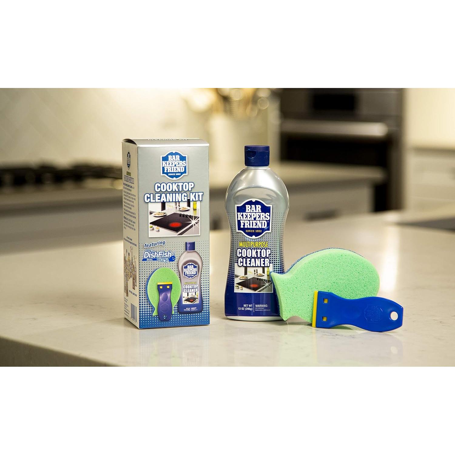 Limpiador de Cocina Bar Keepers Friend 399g + Raspador y Esponja