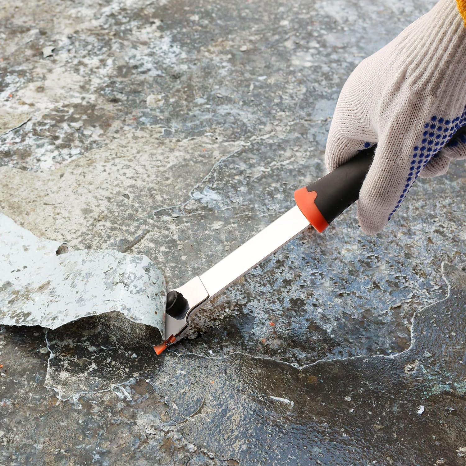 Raspador de Cuchilla Bates con Mango Largo y 20 Cuchillas