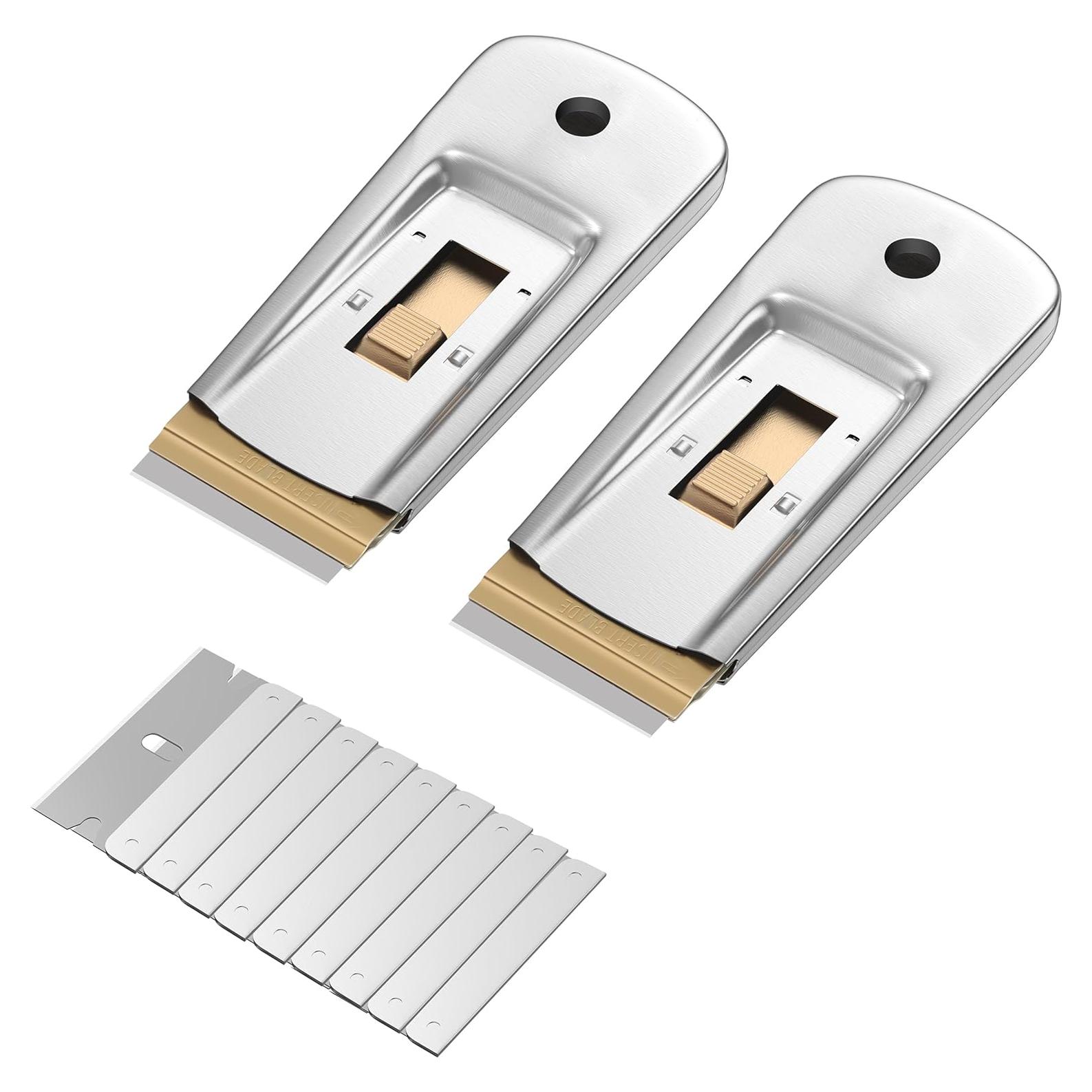 Raspador de Cuchilla de Metal Bates - 2 Paquete, 30 Cuchillas