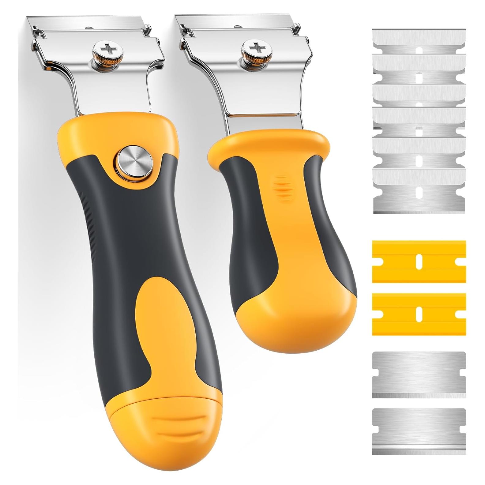 Raspador de Cuchillas DIYSELF 12PCS con Mango Extensible