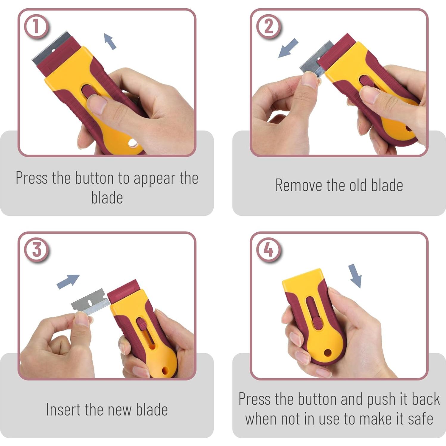 Raspador de Cuchillas Bates - 2 Unidades + 30 Cuchillas