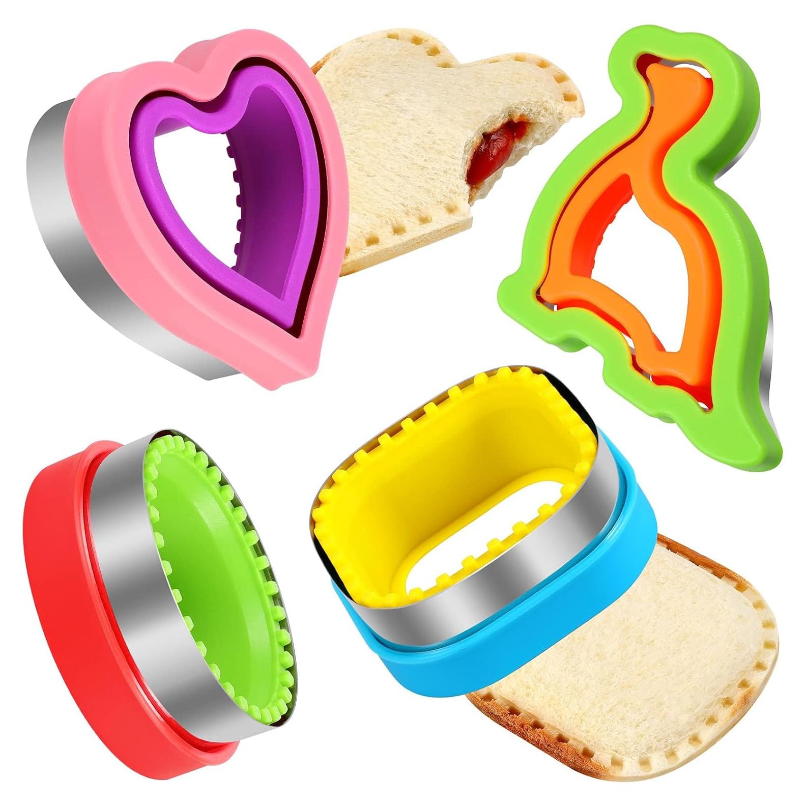 Cortador y Sellador de Sándwiches HINZER 4 Pcs Formas Divertidas